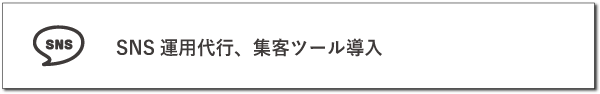 SNS運用代行、集客ツール導入